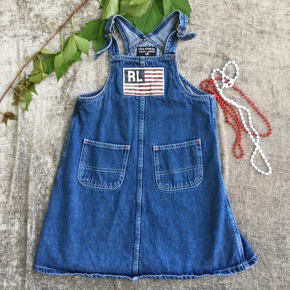 Polo Ralph Lauren Other - ⬇️$29 POLO RALPH LAUREN RL Flag OVERALLS Skirt